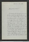 Nachlass Franz Steindachner, Brief von Gustav Schneider (senior) an Franz Steindachner (06.06.1880), Inv.Nr. 461.19, Seite 1